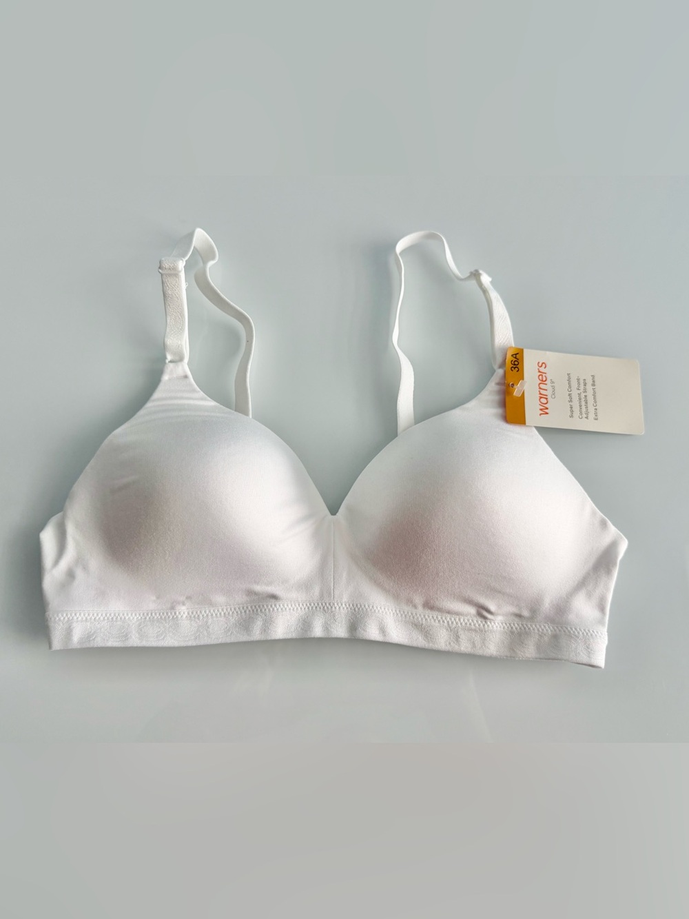 Warner's Women's Cloud 9 Super Soft Wireless Lightly Lined Comfort Bra Size 36A
